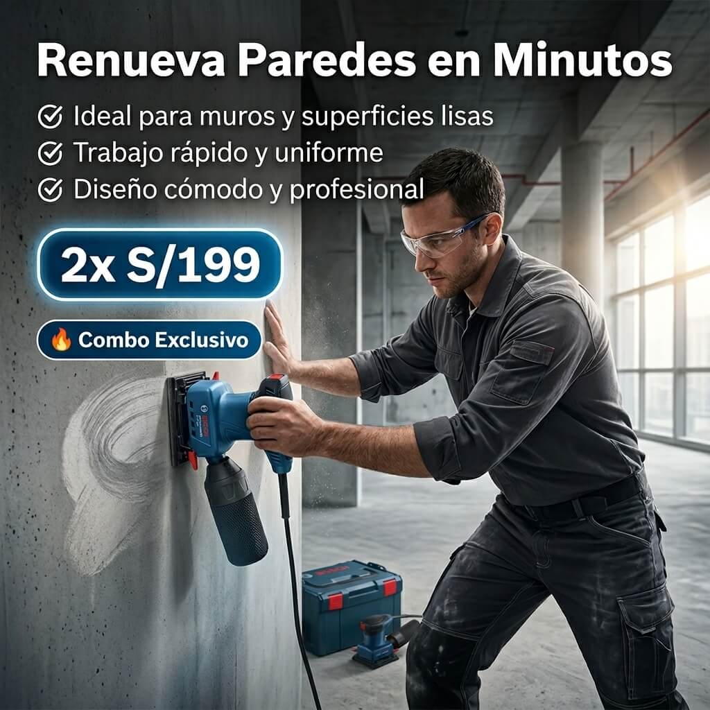 Combo 2 LIJADORAS BOSCH