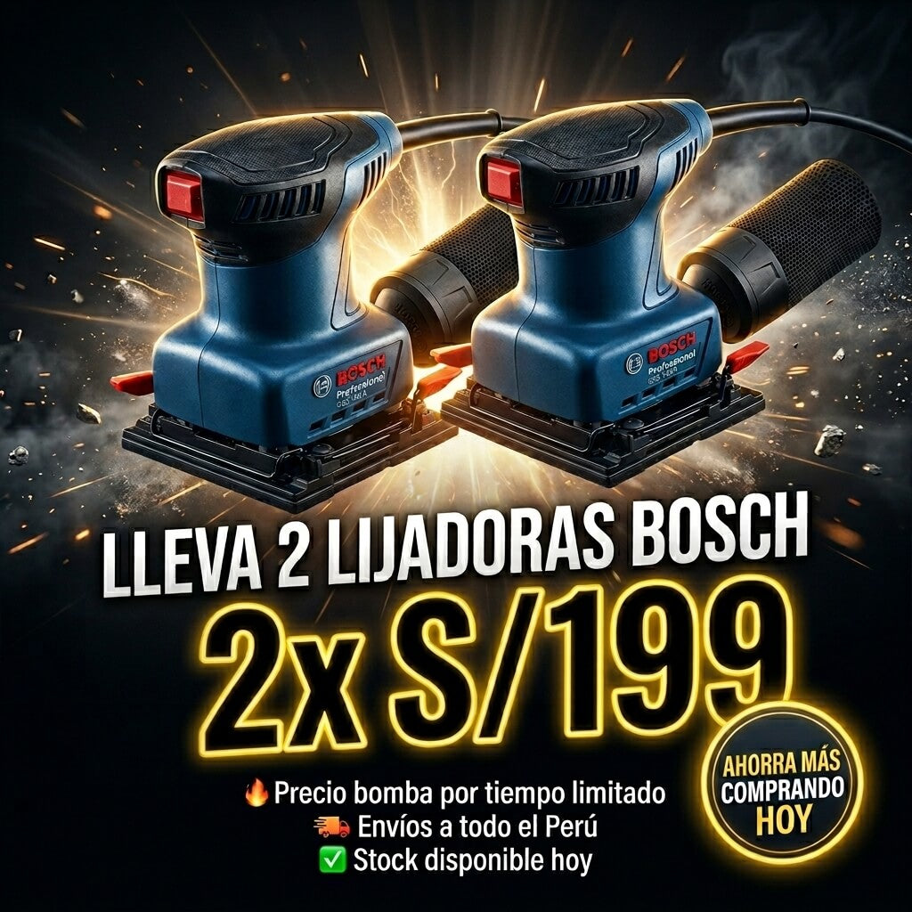 Combo 2 LIJADORAS BOSCH
